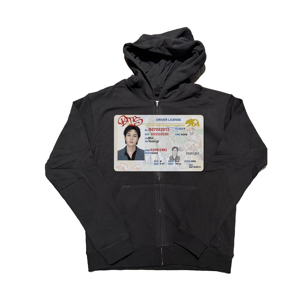 bts license zip up