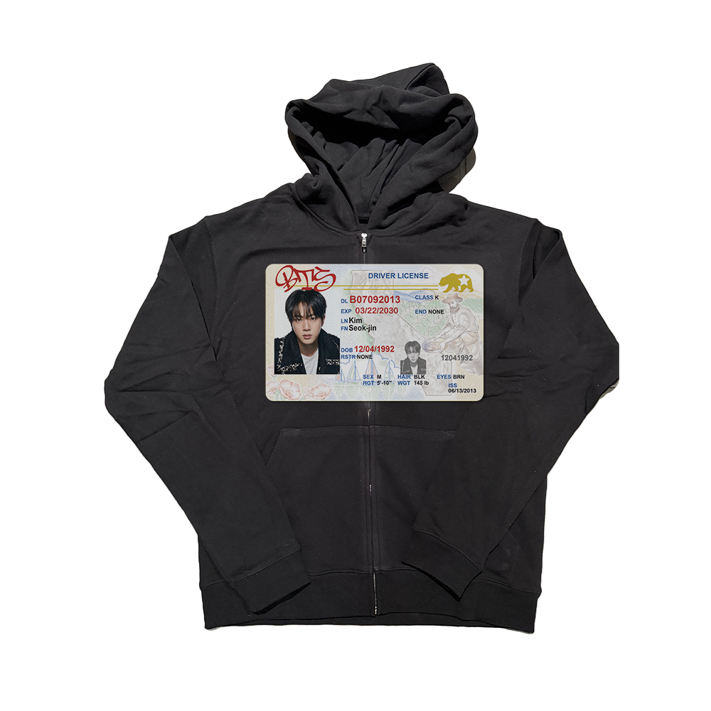 bts license zip up