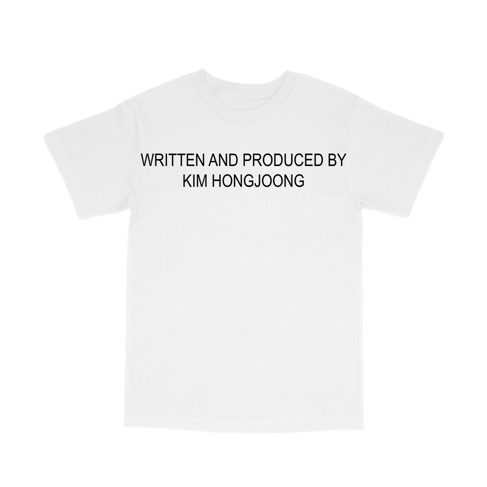 written and produced by kim hongjoong tee