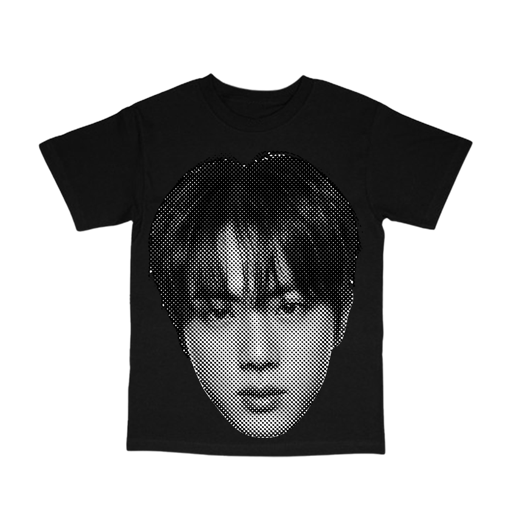bts big head tee in black