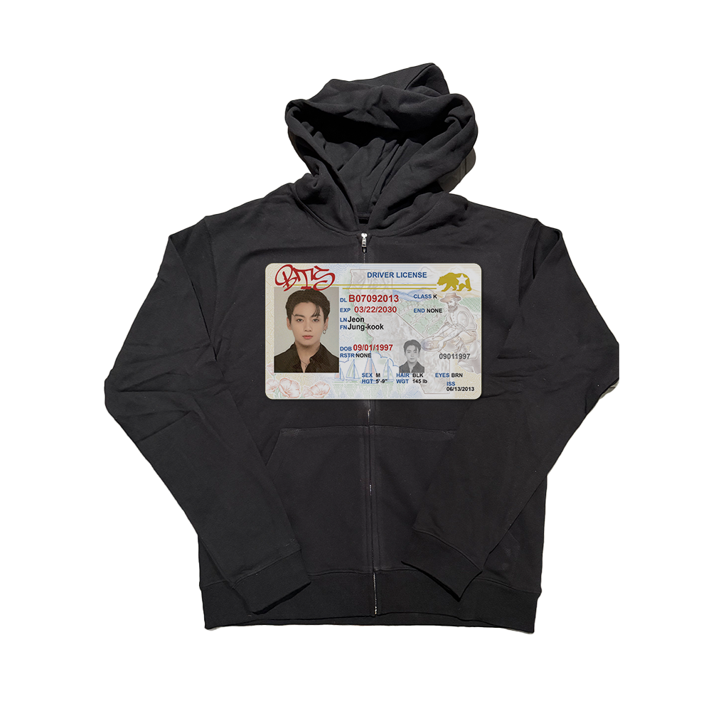 bts license zip up
