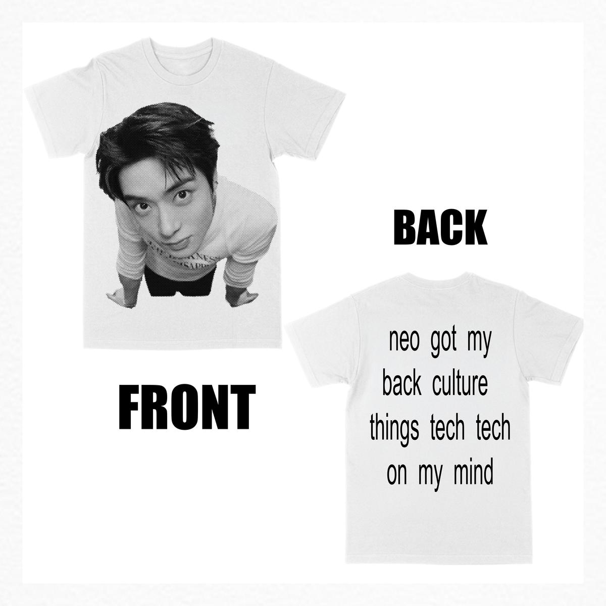 127 blingy bias tee