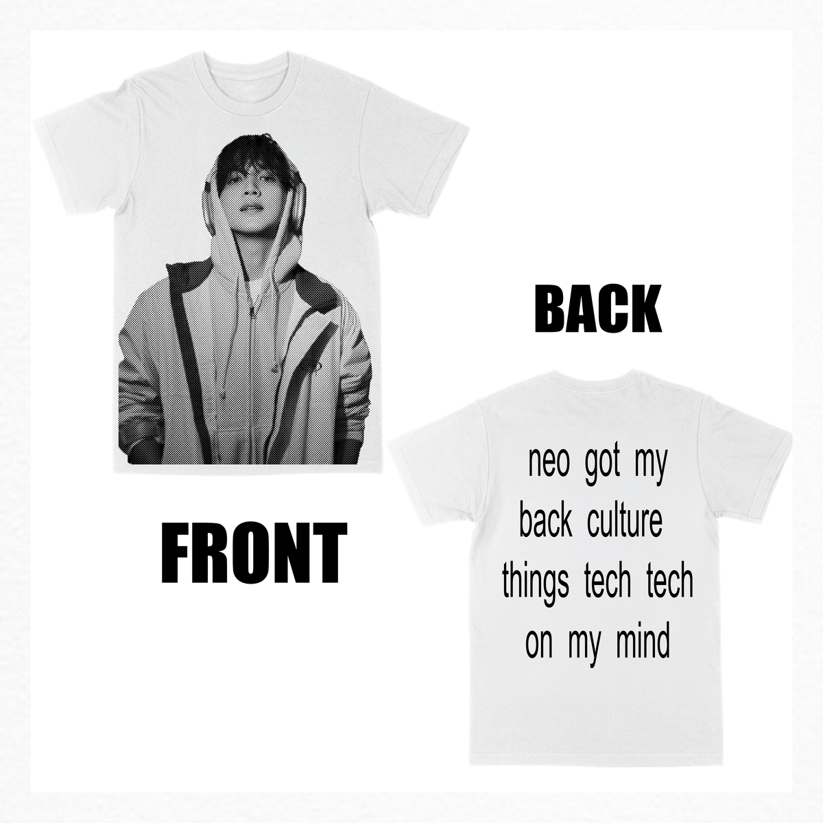 127 blingy bias tee