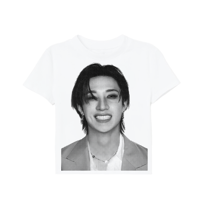 stray kids facecard tee
