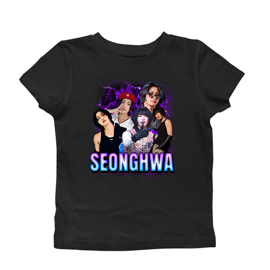 90's Bootleg Seonghwa Plus Size Baby Tee