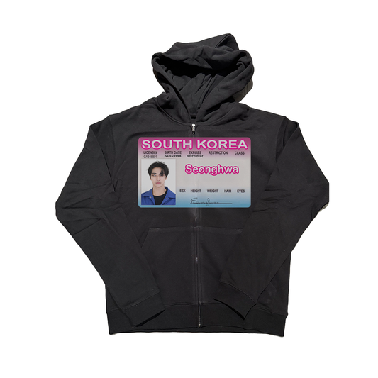 ateez y2k ID zip up