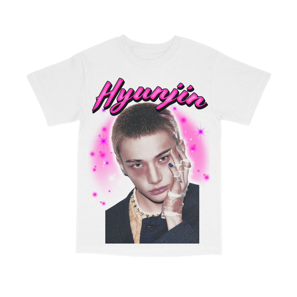 stray kids airbrush portrait tee