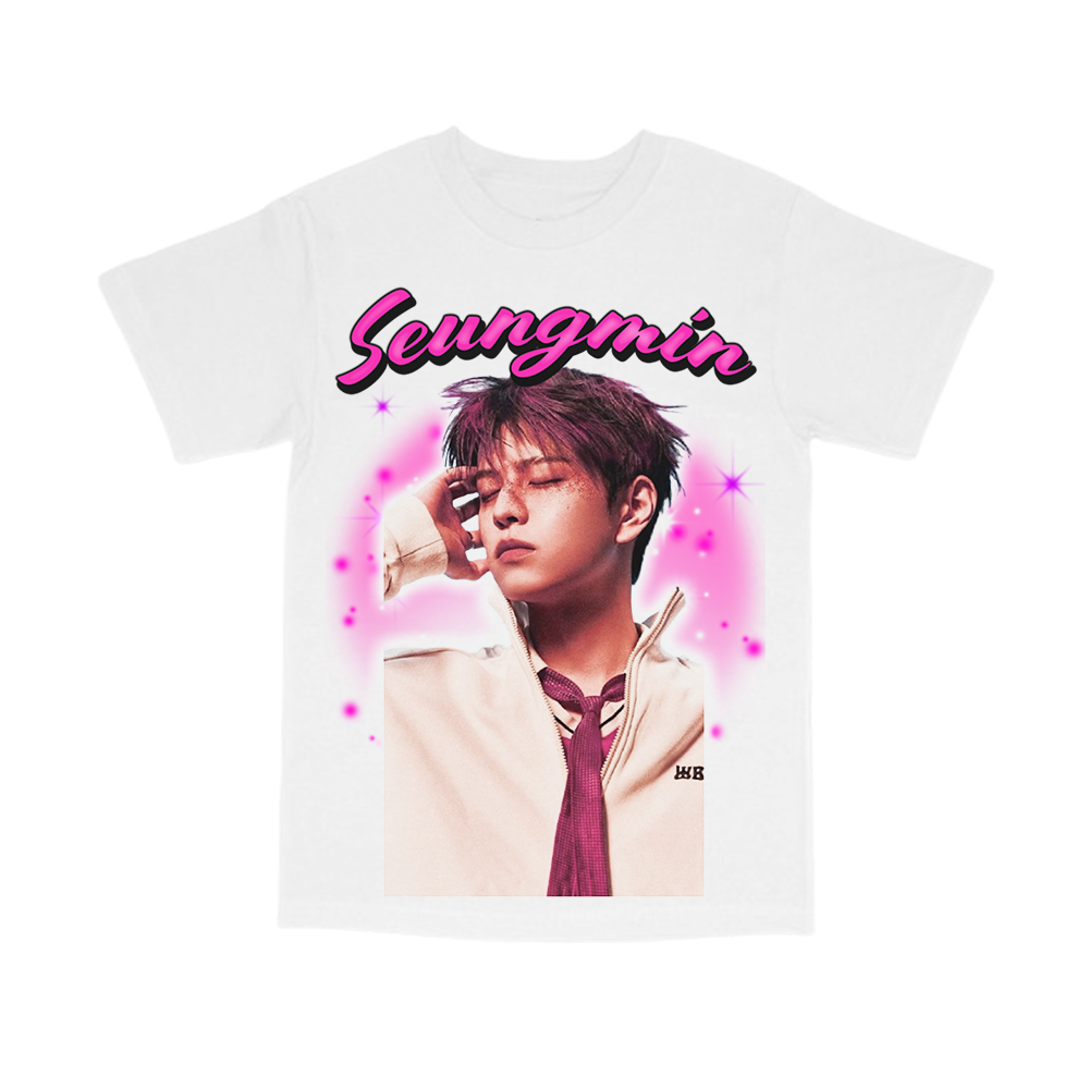 stray kids airbrush portrait tee
