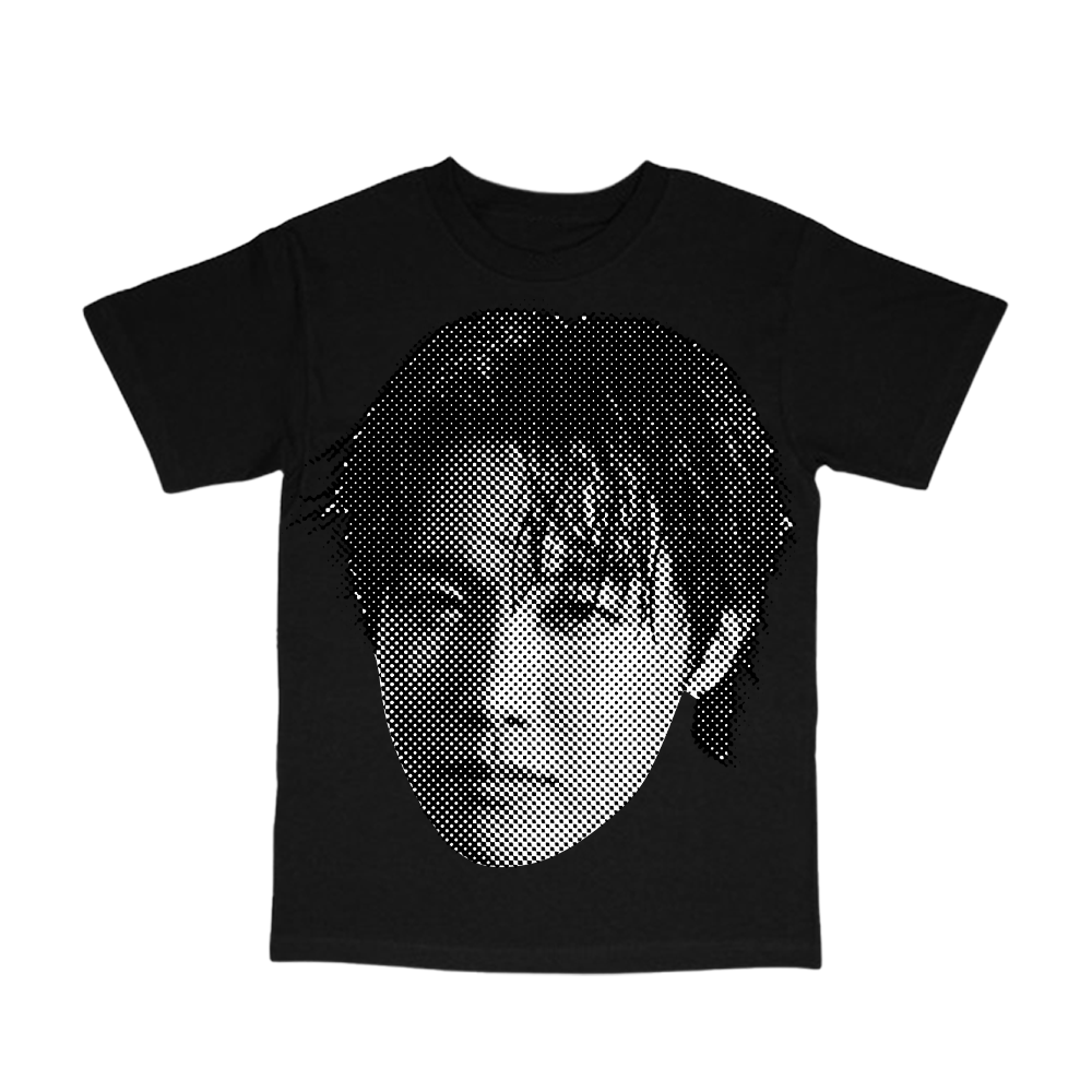 bts big head tee in black
