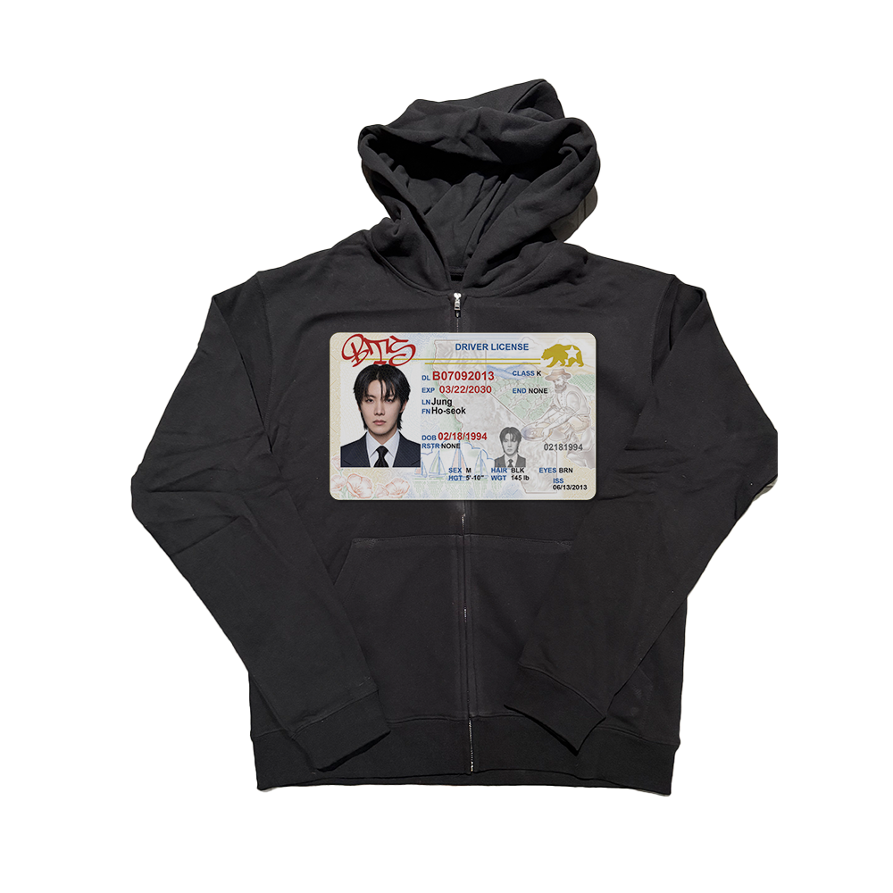 bts license zip up