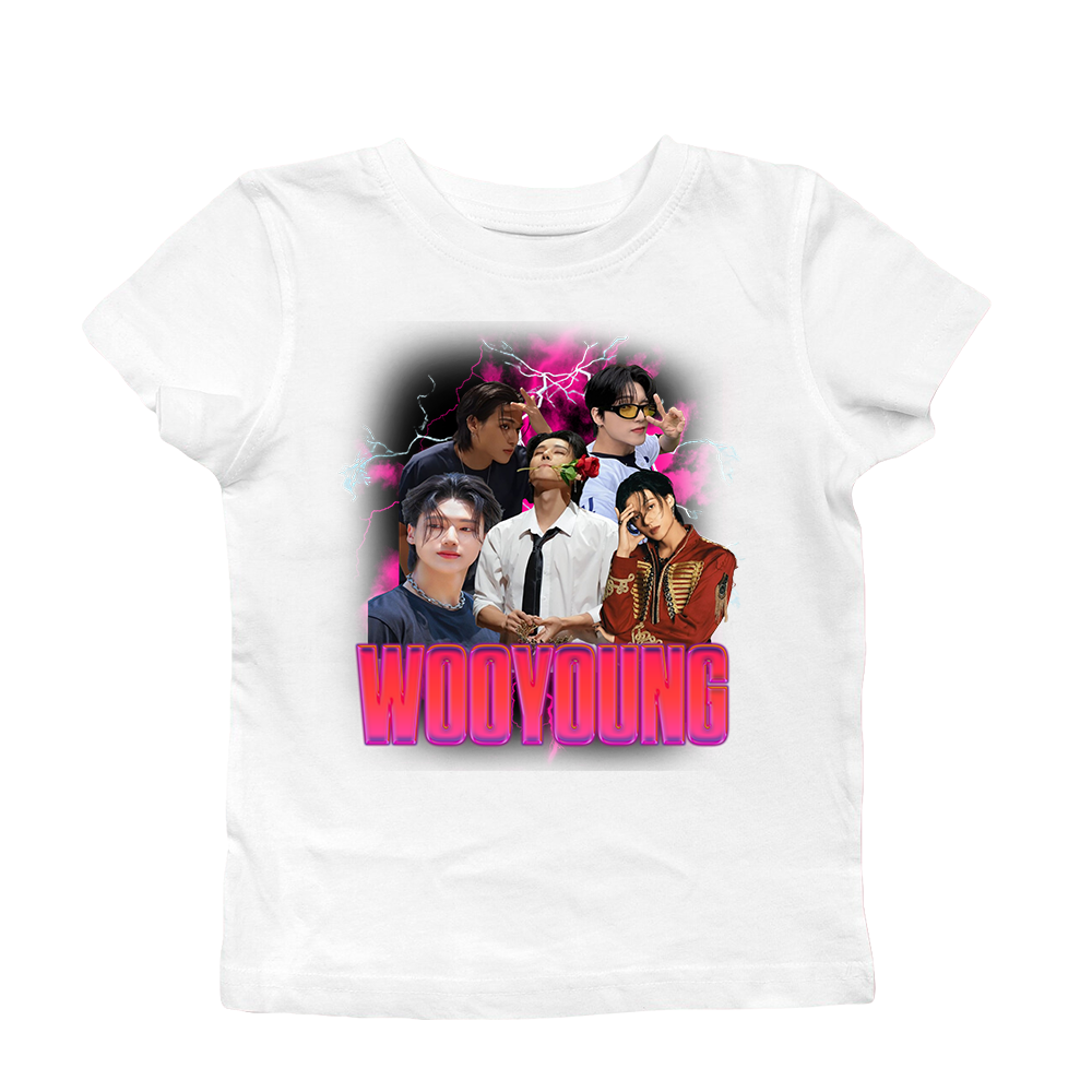 90's Bootleg Wooyoung Plus Size Baby Tee