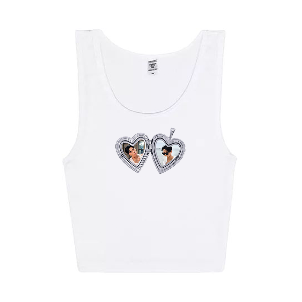 San Locket Cropped Tank