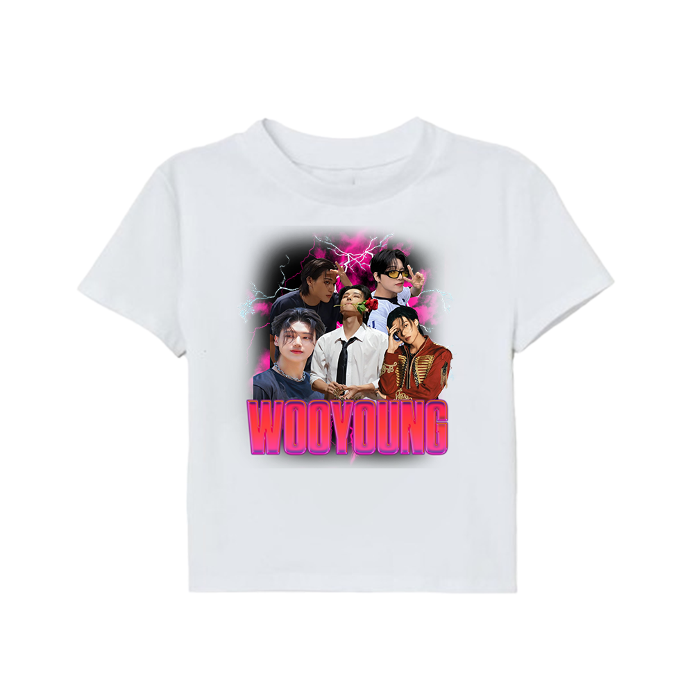 90s Bootleg Wooyoung Baby Tee