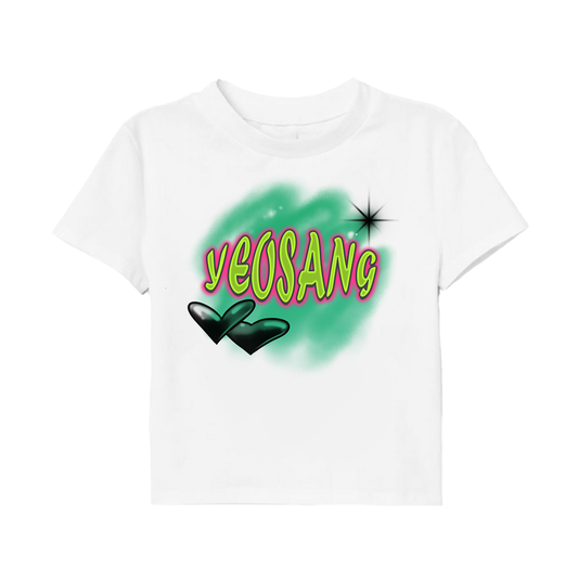 Yeosang Airbrush Baby Tee